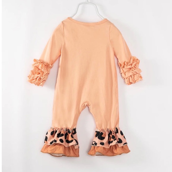 HALLOWEEN BABY LEOPARD ROMPER - Picture 6 of 6